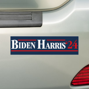Biden Harris 2024 80's Style Vintage Bumper Sticker