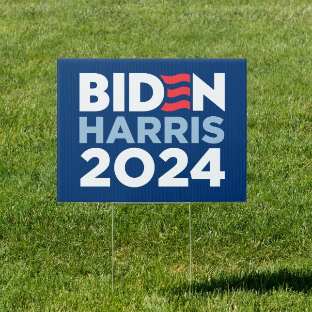 Biden Harris 2024 Biden 2024 Yard Sign (Insitu)