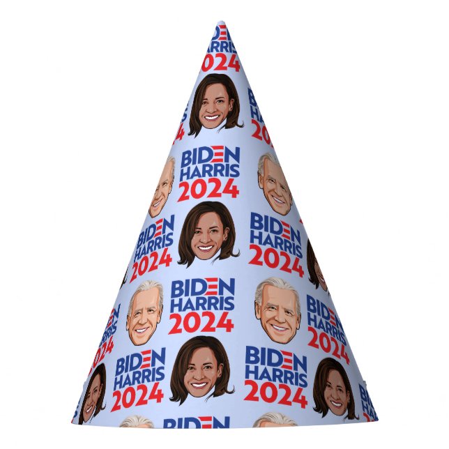 Biden Harris 2024 Birthday Party Hat (Front)
