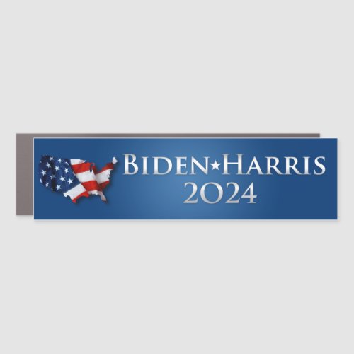 Biden Harris 2024 Bumper Car Magnet