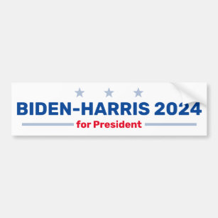 Biden-Harris 2024 bumper sticker