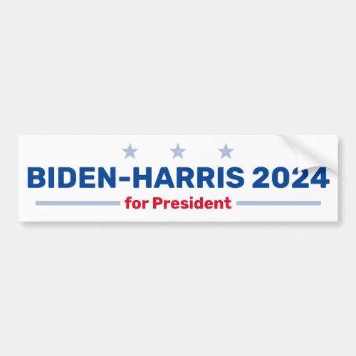 Biden_Harris 2024 bumper sticker