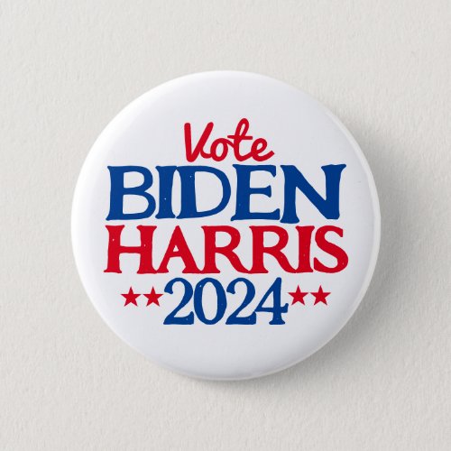 Biden Harris 2024  Button