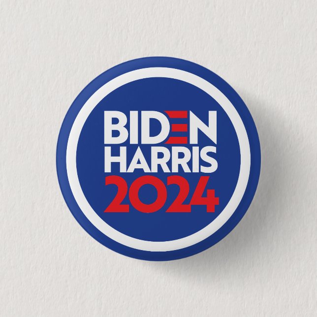 Biden Harris 2024 Button (Front)