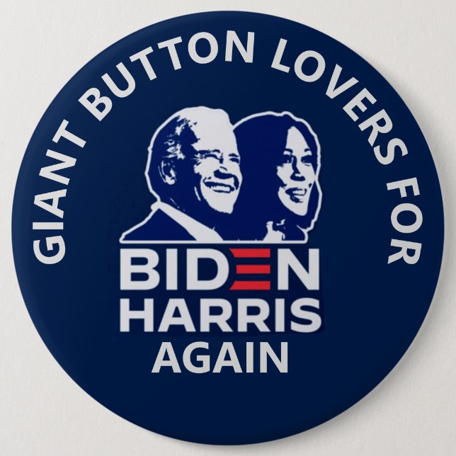 Biden Harris 2024 Button (Front)