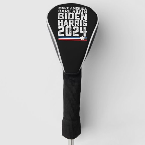 Biden Harris 2024 Care Again Golf Head Cover