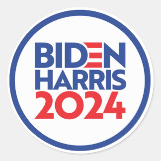 BIDEN HARRIS 2024 CLASSIC ROUND STICKER