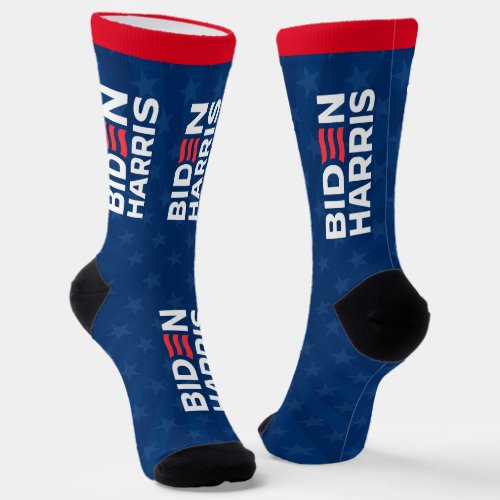 Biden Harris 2024 election campaign American flag  Socks