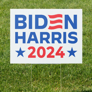 Biden Harris 2024 Election campaign lawn yard  Sign