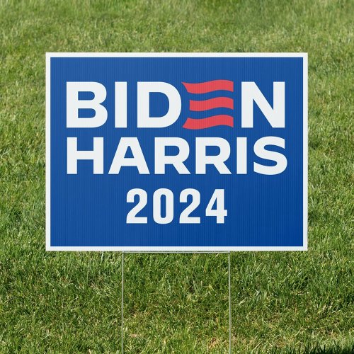 Biden Harris 2024 election campaign yard  Sign