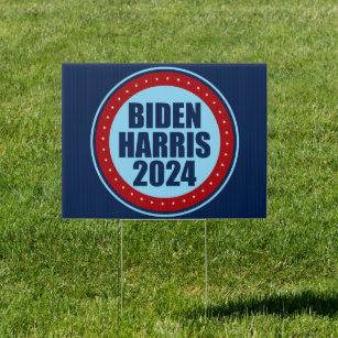 Biden Harris 2024 Election Democrat Political Yard Sign