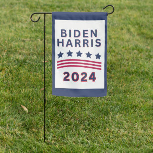 Biden Harris 2024 Election Garden Flag