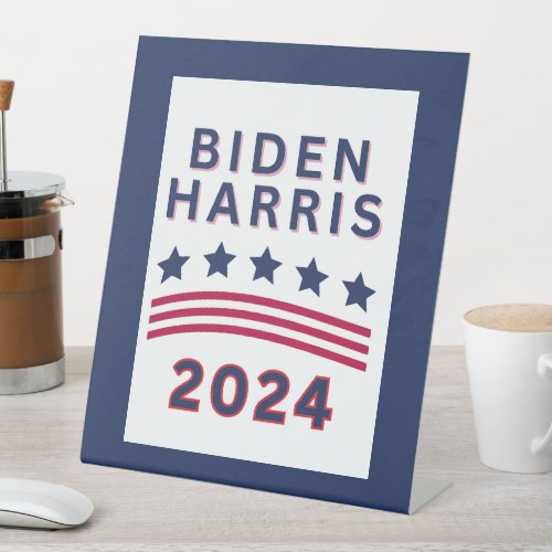 Biden Harris 2024 Election Pedestal Sign