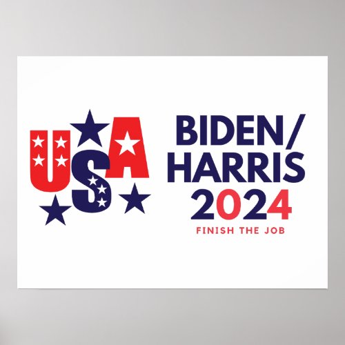 Biden Harris 2024 Election Poster