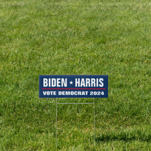 Biden Harris 2024 election vote democrat political Sign