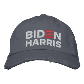 Biden Harris 2024 Embroidered Baseball Cap by Politicaltshirts at Zazzle