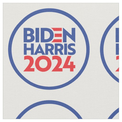 Biden Harris 2024 Fabric