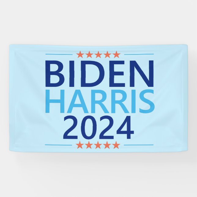 Biden Harris 2024 for President US Election Banner (Horizontal)
