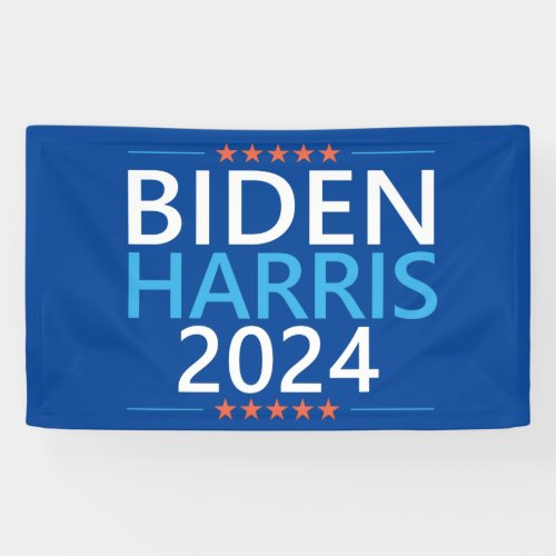 Biden Harris 2024 for President US Election Banner