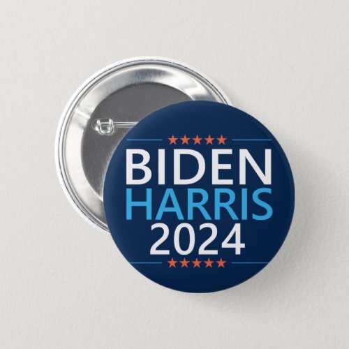 Biden Harris 2024 for President US Election Button