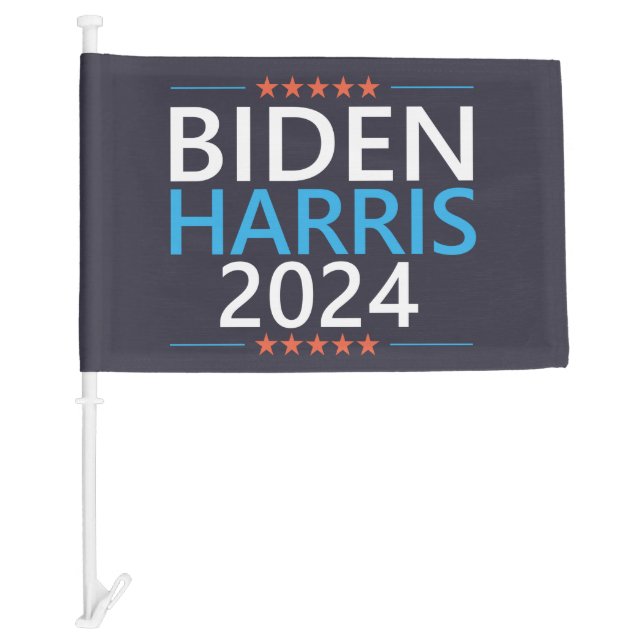 Biden Harris 2024 for President US Election Car Flag (Front)