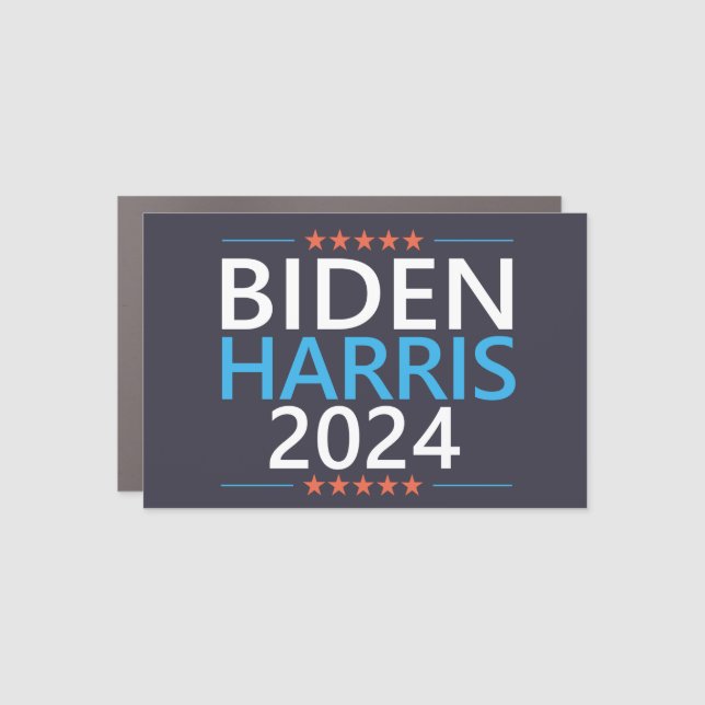 Biden Harris 2024 for President US Election Car Magnet (Front)