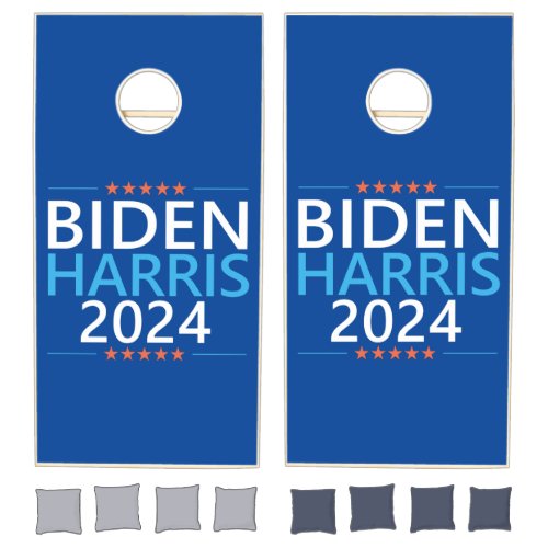 Biden Harris 2024 for President US Election Cornhole Set