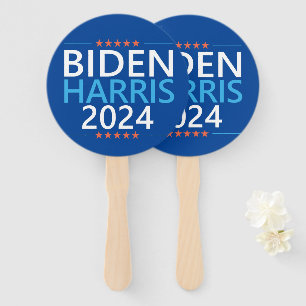 Biden Harris 2024 for President US Election Hand Fan
