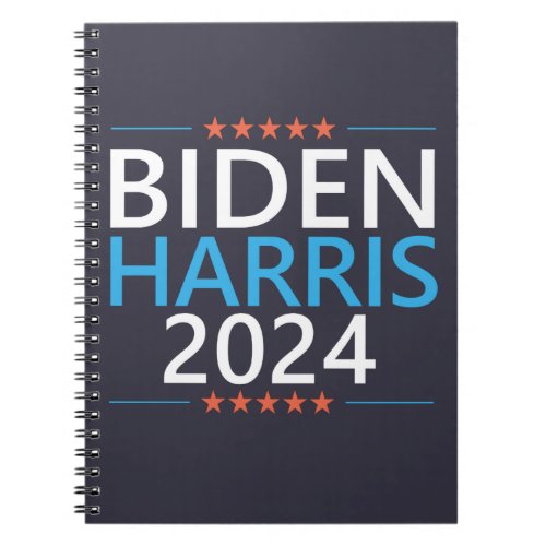 Biden Harris 2024 for President US Election Notebook