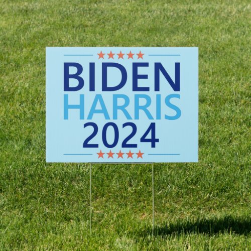 Biden Harris 2024 for President US Election Sign