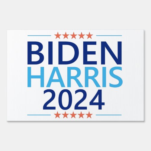 Biden Harris 2024 for President US Election Sign