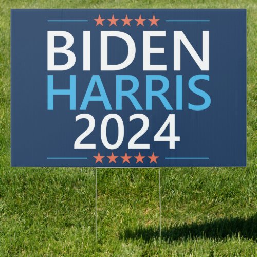 Biden Harris 2024 for President US Election Sign