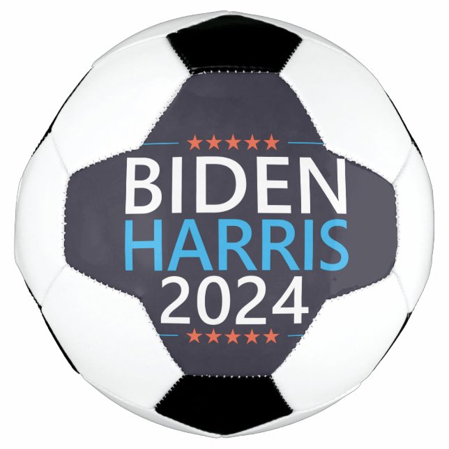 Biden Harris 2024 for President US Election Soccer Ball (Front)