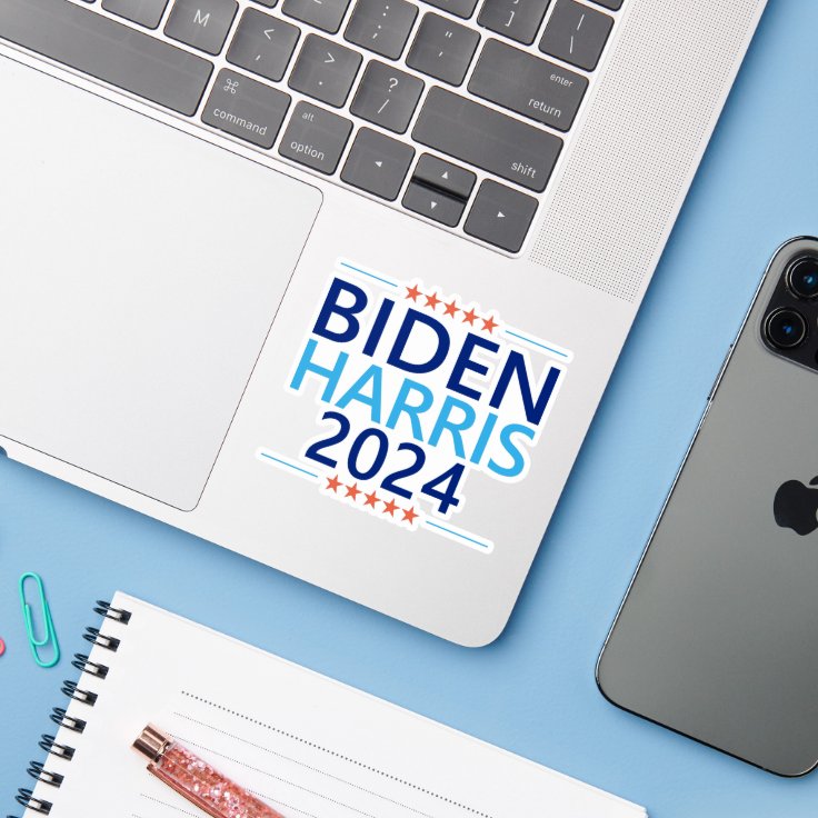 Biden Harris 2024 for President US Election Sticker Zazzle