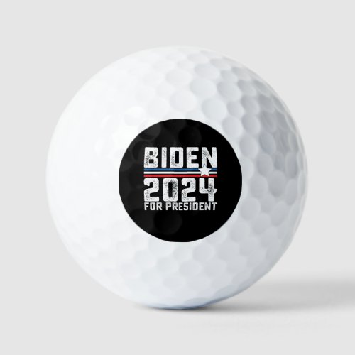Biden Harris 2024 For President Vintage Golf Balls