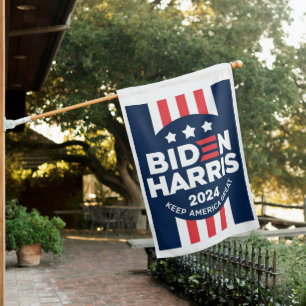 Biden Harris 2024 House Flag