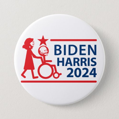 Biden Harris 2024 Humor Button