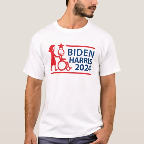 Biden Harris 2024 Humor T_Shirt