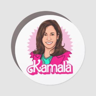 Biden Harris 2024 in Pink Car Magnet