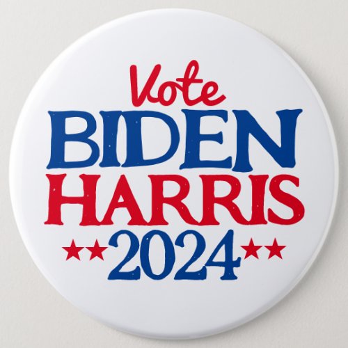 Biden Harris 2024  Large Button