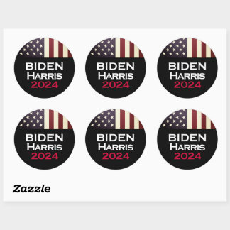BIDEN HARRIS 2024 Large Campaign Classic Round Sticker