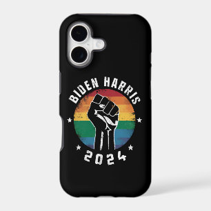 Biden Harris 2024 LGBT Rainbow Gay Pride Election iPhone 17 Case
