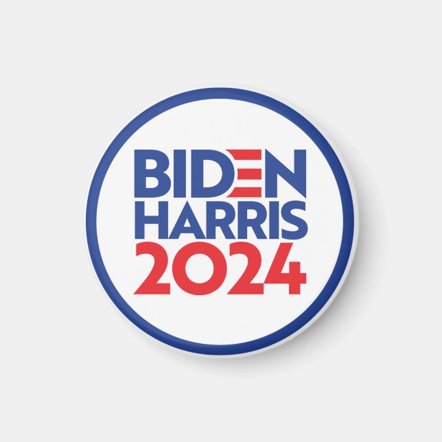 Biden Harris 2024 Magnet (Front)