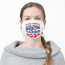Biden / Harris - 2024 - Make America Care Again Adult Cloth Face Mask