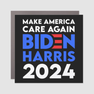 Biden / Harris - 2024 - Make America Care Again Car Magnet