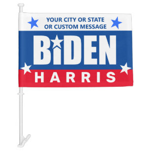 Biden Harris 2024 Political Presidential Election Car Flag