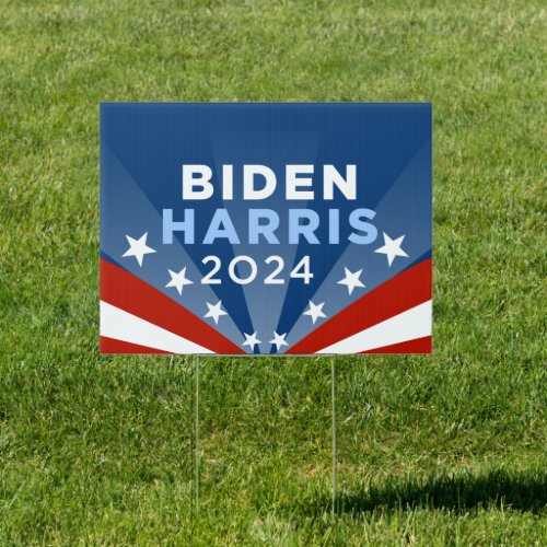 Biden Harris 2024 President Biden 2024 Yard Sign