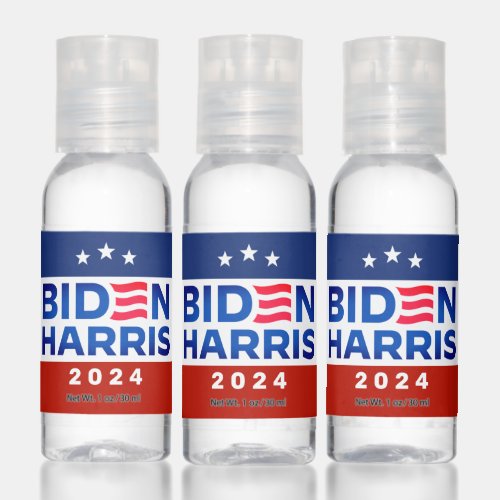 Biden Harris 2024 President Election Campaign Hand Sanitizer