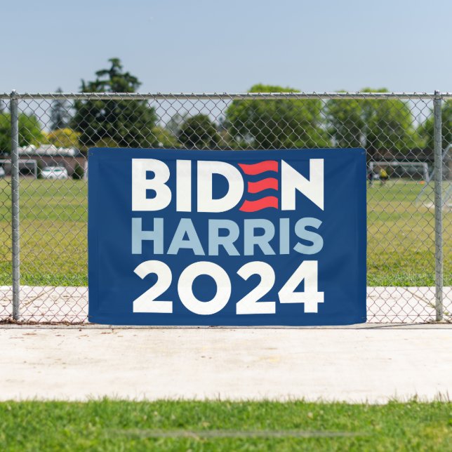 Biden Harris 2024 President Joe Biden Banner (Insitu)