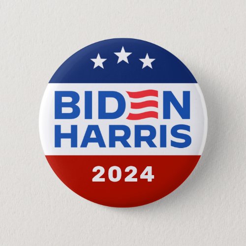 Biden Harris 2024 Presidential Election Campaign Button